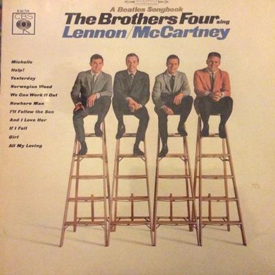 LP Record BROTHERS FOUR  Sing LennonMcCartney. A Beatles So 62724 CBS 1966 Germany Rock Used