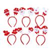 Christmas Decorations Non-Glowing Headgear Christmas Gifts Snowman Headband Head Buckle Christmas Supplies Small Gifts