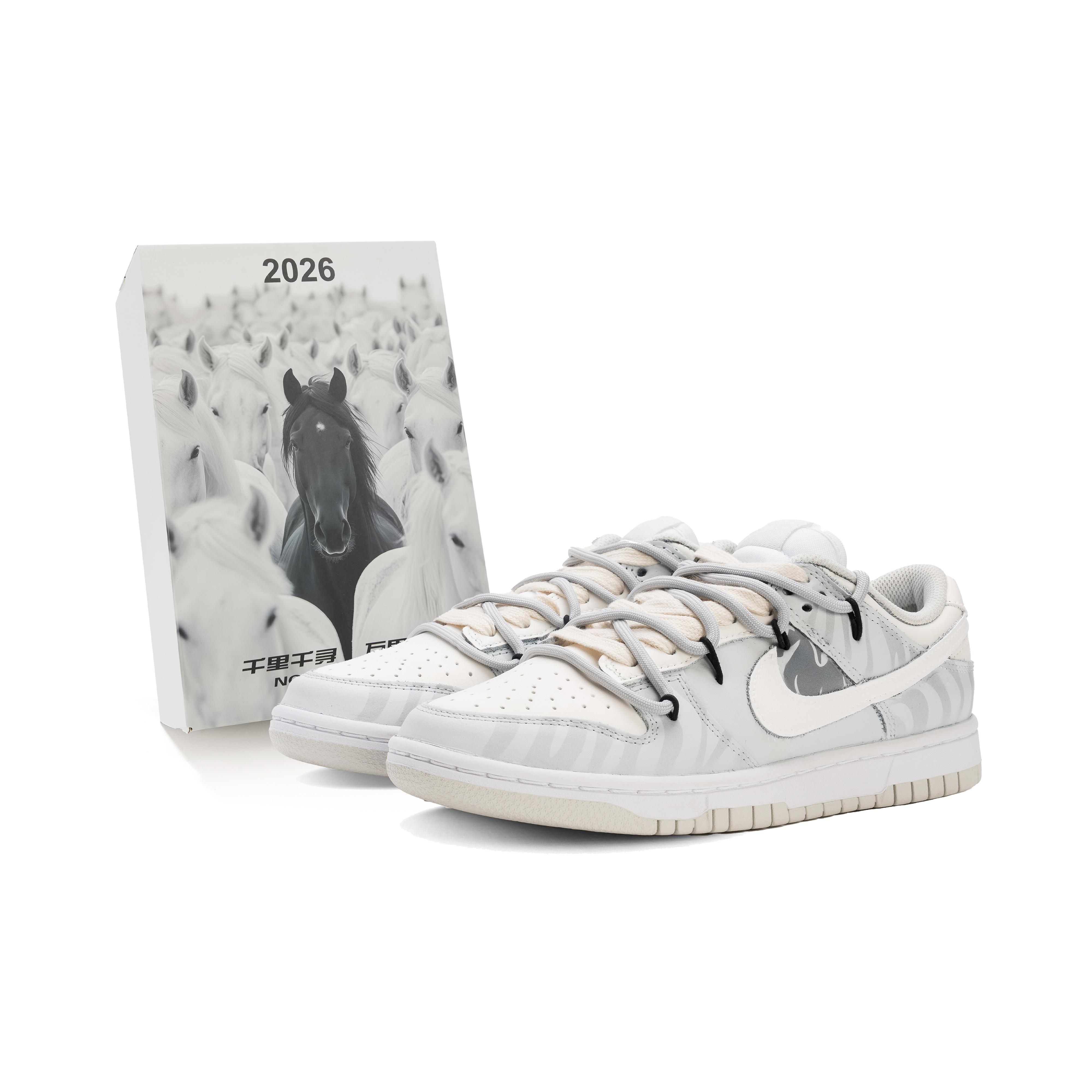 

Nike Dunk Abrasion Resistant Slip Resistant Low top Skateboard Shoes Men s Beige Gray DD1391-103(Team575-) 44