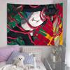 Anime Chainsaw Man Tapestry Art Printing Japanese Wall Tapestry Anime Wall Hanging Home Decor