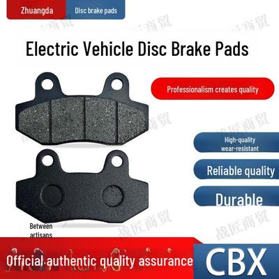 CBX Schwarz Elektrisches Auto Scheibenbremsbeläge: Verschleißfest, nicht beschädigend, stabil, wasserdicht und geräuschlos für Vorder- und Hinterräder.