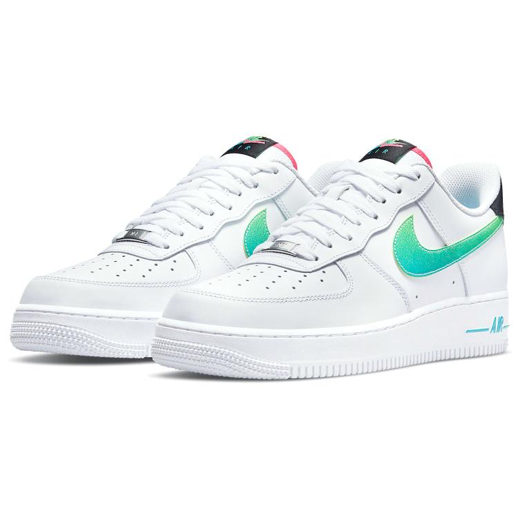 New Nike Air Force 1 Low '07 LV8 White Aquamarine DJ5148-100