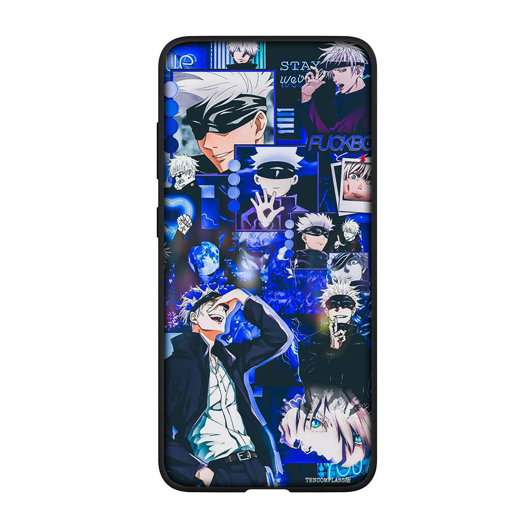 for Motorola Moto Edge 70 60 50 G54 G86 Samsung Galaxy S25 iPhone 17 16 15 Xiaomi Redmi Note 14 13 Pro Case Wallpaper Jujutsu Kaisen Gojo Satoru Cover