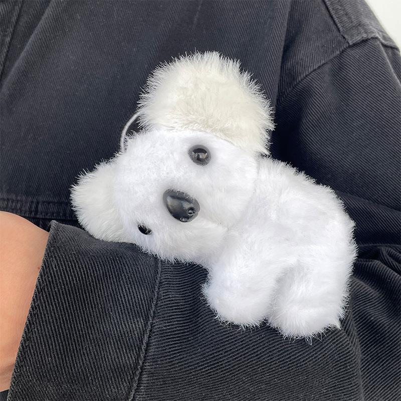 

Cute Koala Plush Doll Girl Heart Cute Student Bag Pendant Keychain Children Gift About 12cm long