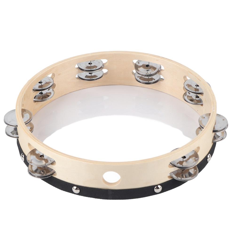 8/10 Inch Optional Size Tambourine Orff Instrument Early Childhood Music Training