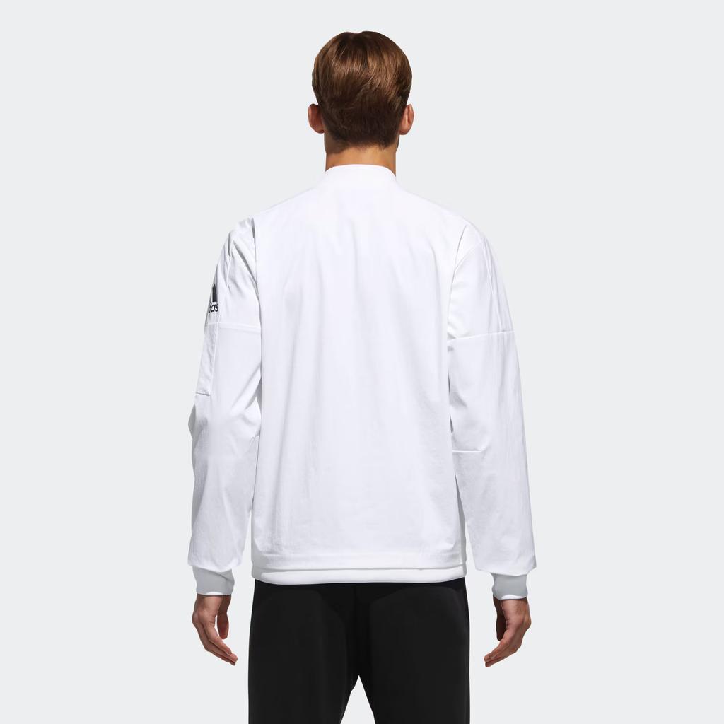 Adidas Breathable Durable Jacket With Stand Collar Men Jackets White DV3311