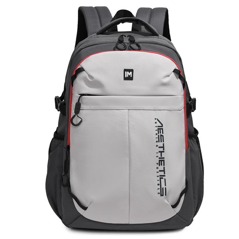 Men's Large Capacity Backpack Junior High School Student Schoolbag Camouflage Print Computer Backpack