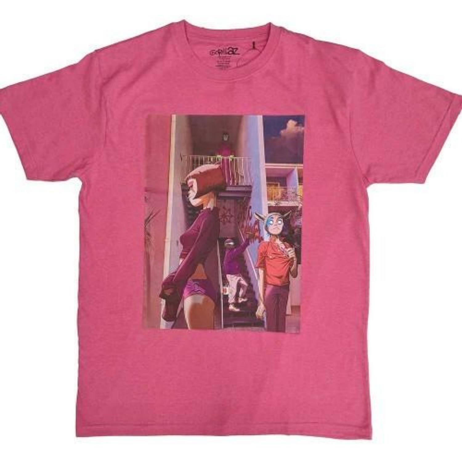 Gorillaz Unisex Adult The Static Channel T-Shirt XXXXL
