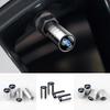 4Pcs Car Styling Wheel Tire Valve Caps Dustproof Cover Accessory For Fiesta Focus 2 Mondeo Mk4 Mustang Ranger Kuga Transit