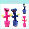 Poppy Playtime Huggy Wuggy Juguete de Peluche de Cactus Parlante para Niños Interactivo y Seguro