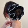 2025 High-End Korean Polka Dot Scrunchie for Women - Super Large Ponytail Hair Accessory