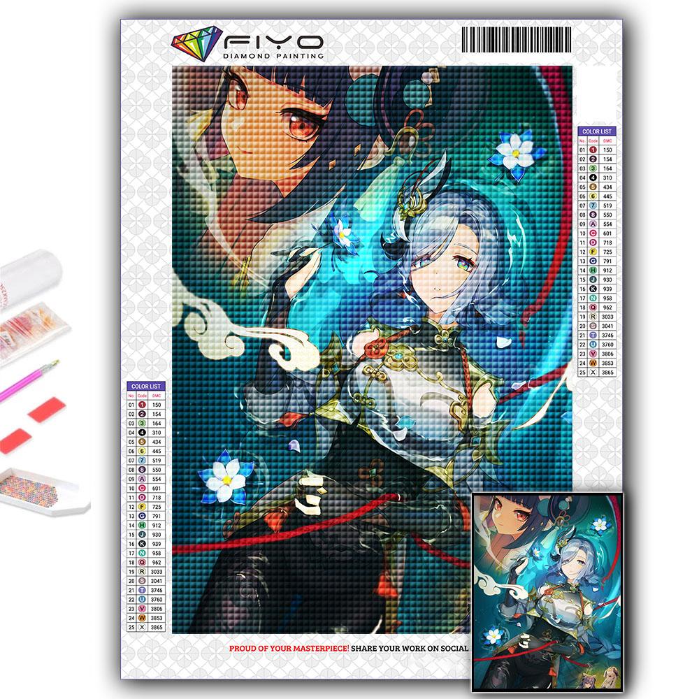 Diamond Painting Genshin Diamond Mosaic Craft Diamond Embroidery Painting