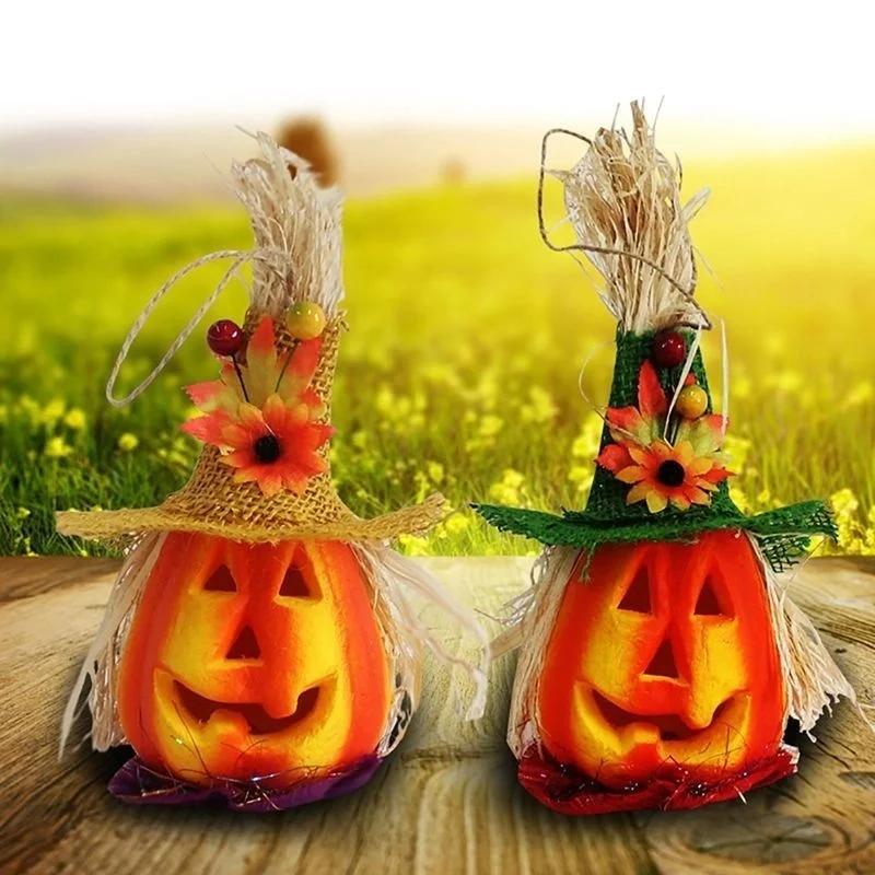 Bubble Pumpkin DIY Halloween Decoration Scarecrow Led Light Bar Secret Room Festive Horror Props Day Home Party Supplies