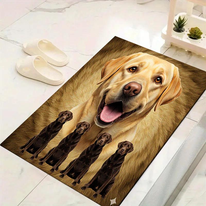 Labrador Dogs Carpet Rug for Living Room Bedroom Home Sofa Decoration,Kids Play Non-slip Floor Mat
