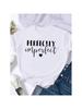 O-Neck Fashion Short Sleeve T-Shirts T Top Print Wounisex Sweet Letter Cute Cartoon Shirt Female Clothing Graphic Tee