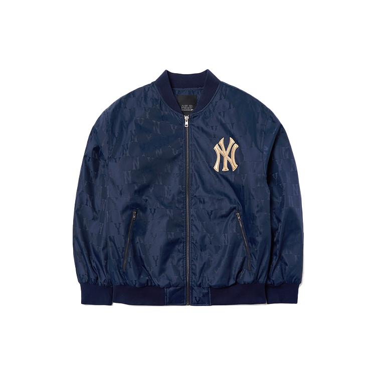 New MLB Baseball Jacket Unisex Dark Blue 3AJP25016-50NYD