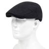Herringbone Grid Style Beret Hat Fashion Outdoor Windproof and Cold Proof Hats Unisex Warm Cap Newsboy Caps
