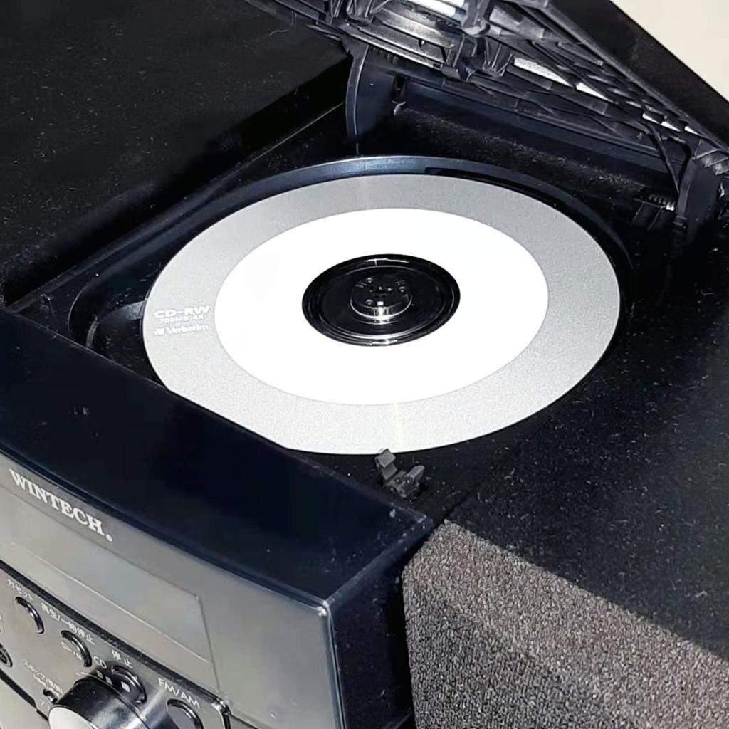 WINTECH Digitaltuner Breitband CD Kassette Mini Komponente schwarz Fernbedienung inklusive AM/FM (FM-kompatibel) KMC-113