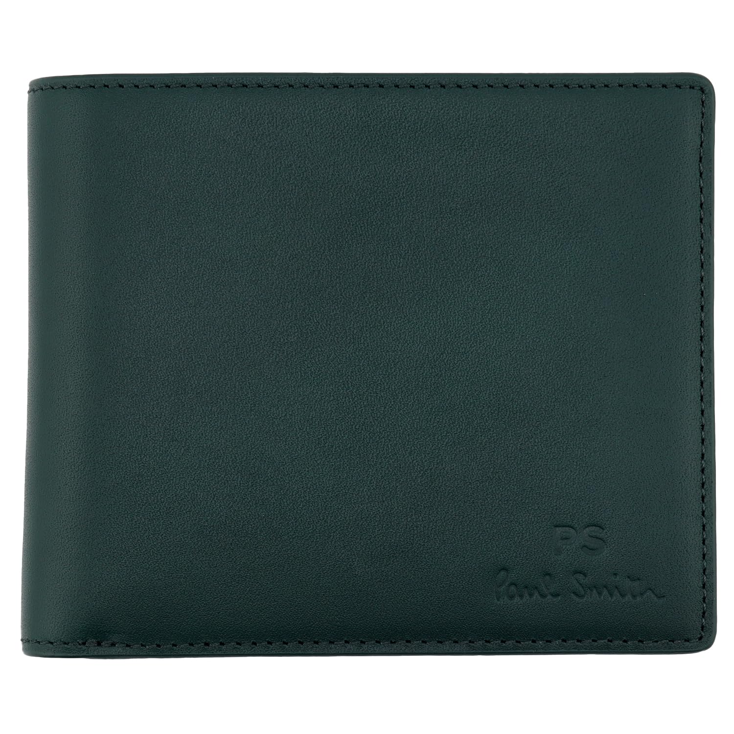 

Wrapped Online Only Wallet Coin Purse Cowhide Leather Gift Present with Care Cloth 843774 P043 name [Paul Smith] Bi-Fold Men s (No engraving, Green) зелений