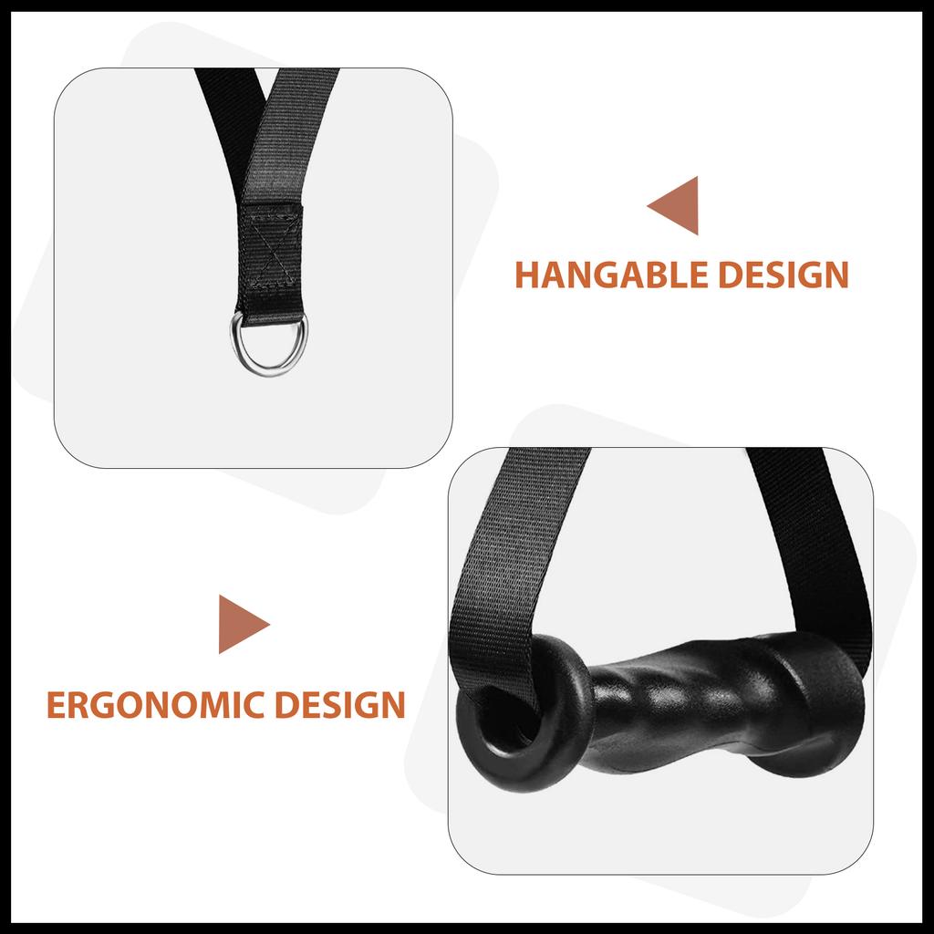 1 Pair Fitness Machine Handle, Ergonomic Grip For Effective Arm and Core Workouts Exercise Handle for Cable Machine