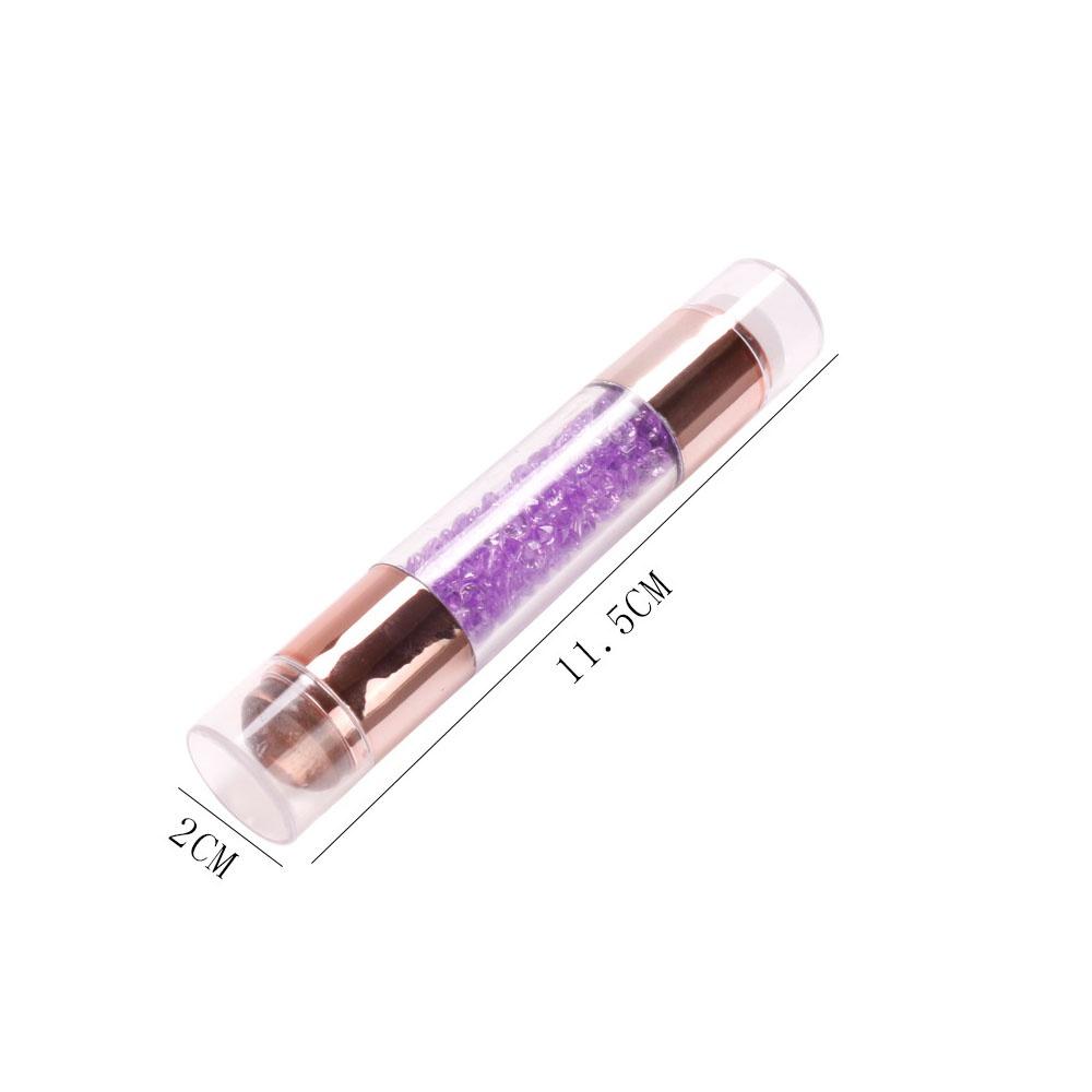 1 Pcs Nail Stamp Double Silicone White Clear Stamp Nail Art Tool Nail Art Accessories