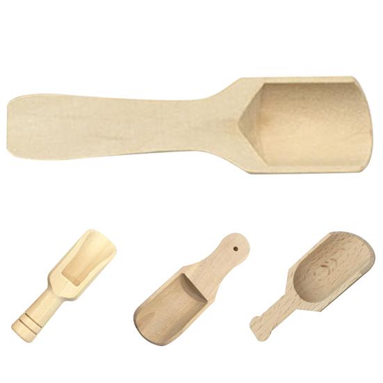 Holzlöffel Holz Umweltfreundlich Wiederverwendbar Klein Badesalzlöffel Zubehör für Zuhause