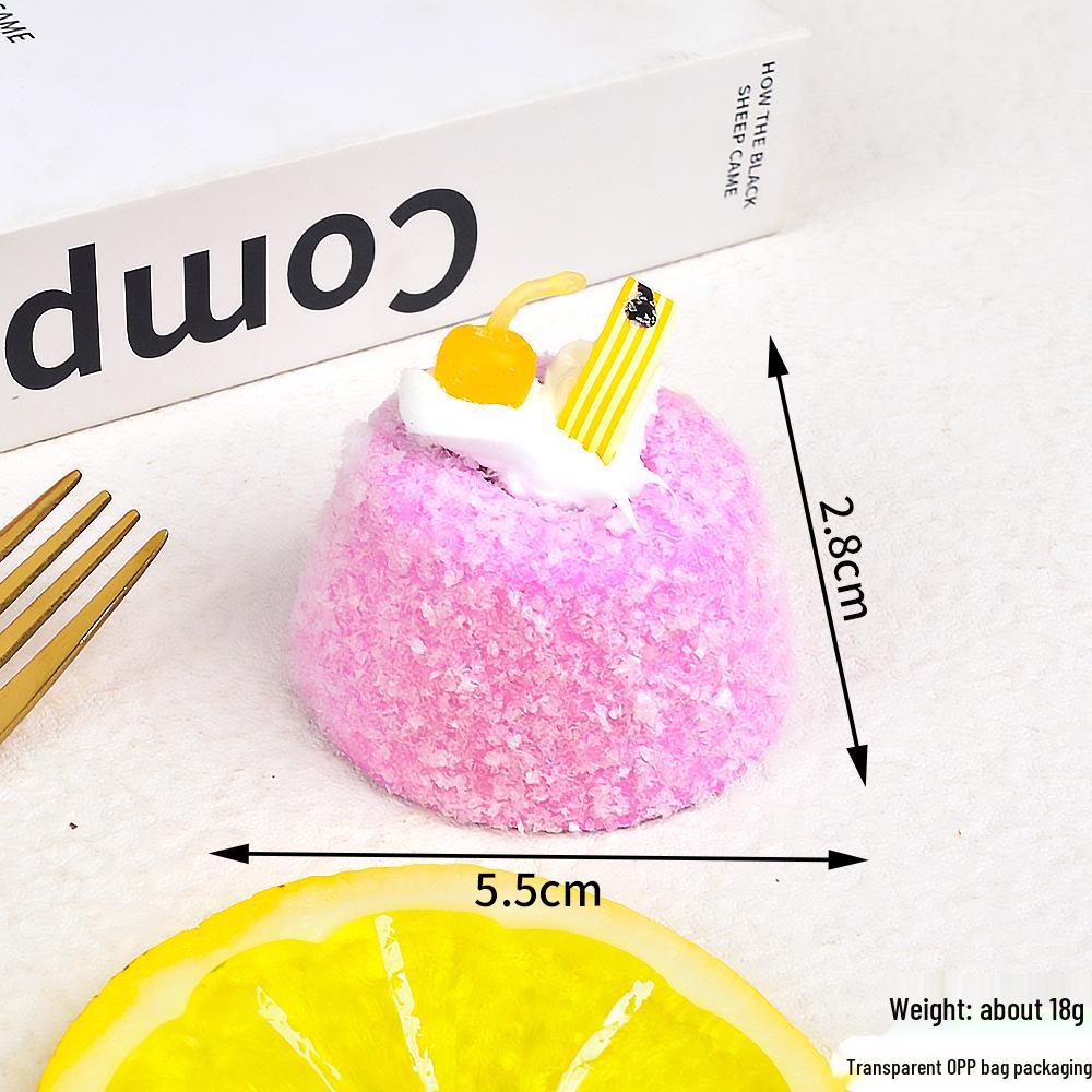Slow Rebound PU Steamed Bun Squeeze Toy Fridge Magnet