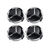 4ks 60mm Krytka náboje kola auta Znak odznak pro Mercedes Benz C180 E300 GLC W163 W166 W167 W204 W205 W212 W213 X253 W117 W176 W164