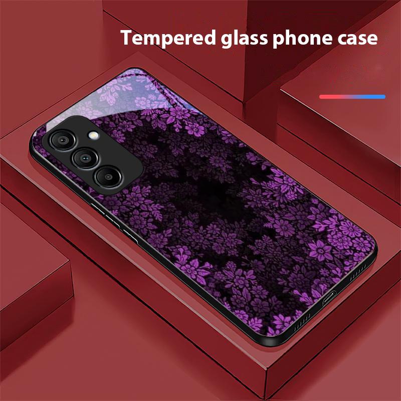 Tiefe Landschaft Für Samsung Galaxy A15 5G 54 4G 51 50 24 35 90 71 12 51 53 52S 80 22 34 Schwarze Handyhülle aus gehärtetem Glas