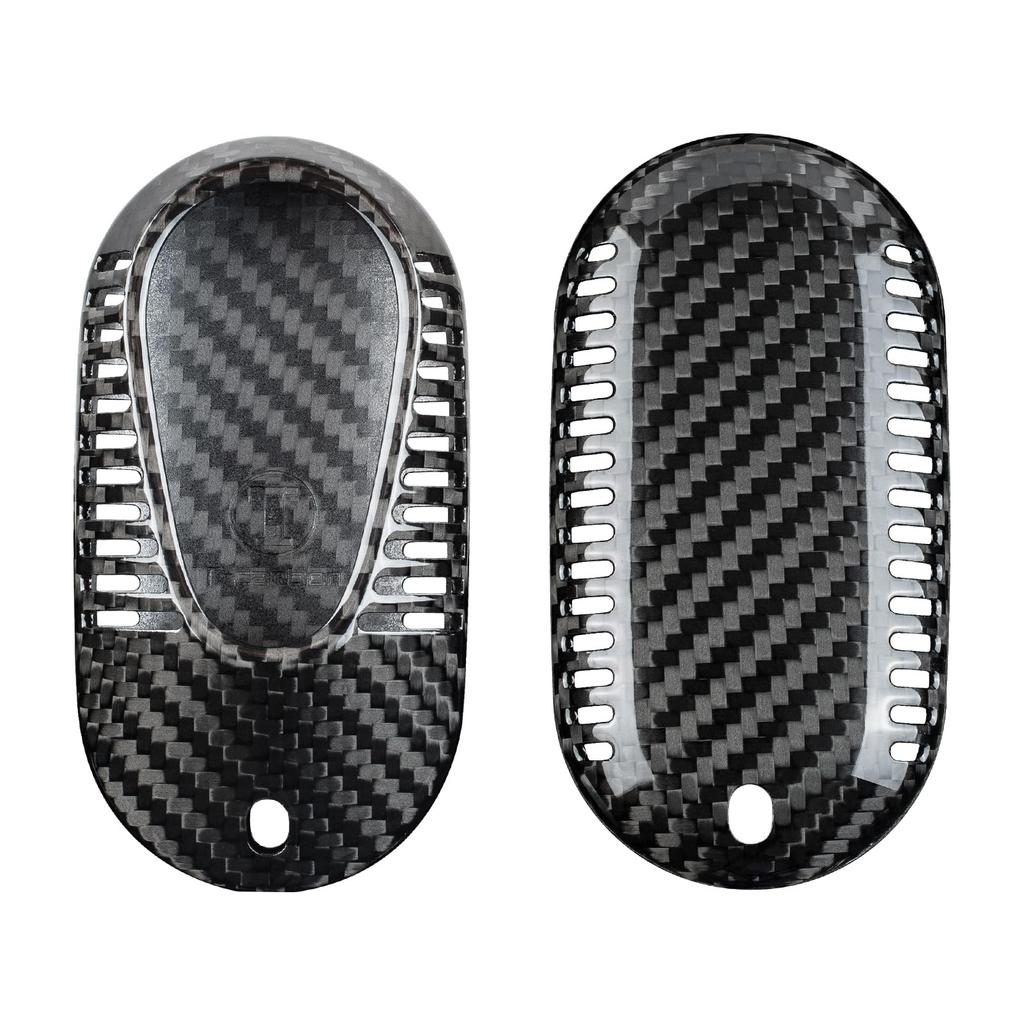 Real Carbon Fiber Key Fob Cover for Compatible with C260 with Key Black T-carbon Mercedes-Benz, Mercedes-Benz S-Class, G-Class, E-Class, S350, S400,
