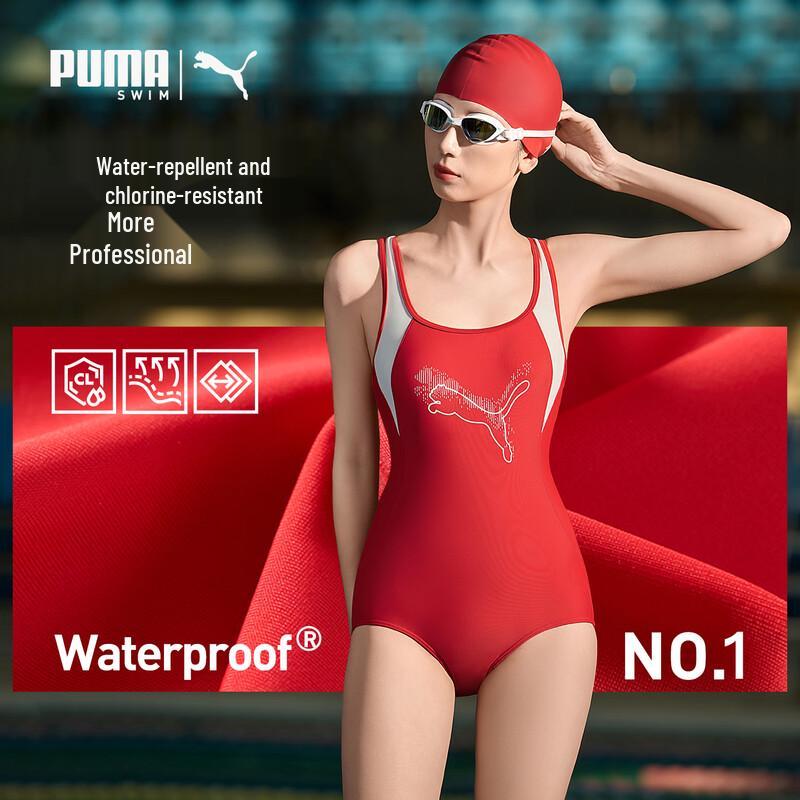 PUMA Women s Professional One-Piece Anti-Chlorine UV Swimsuit 2XL
