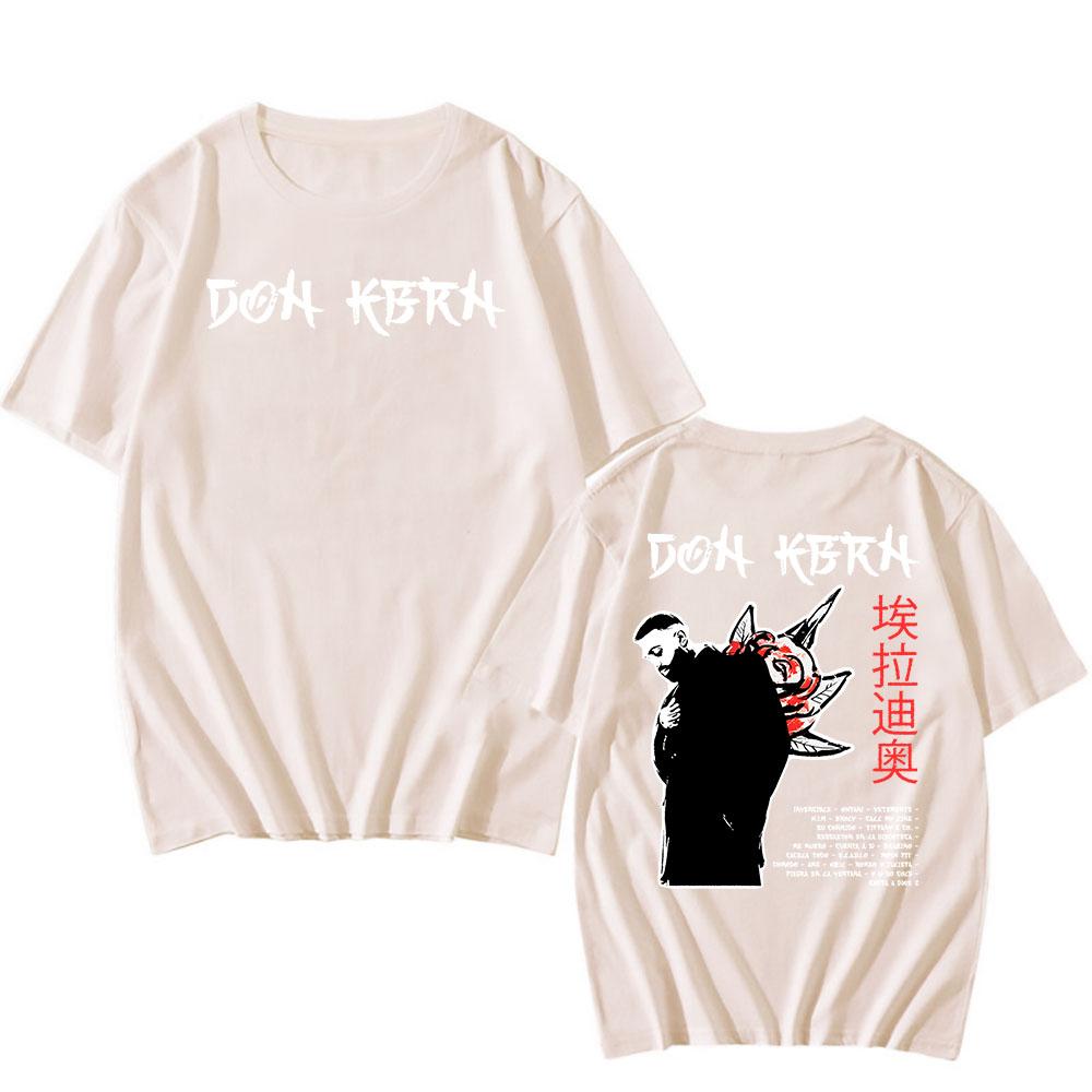 

DON KBRN Album 2025 New T-shirt Eladio Carrión Singer Graphic Tshirts Short Sleeve O-neck Male T Shirt Print Tees Unisex Men Tee 4XL