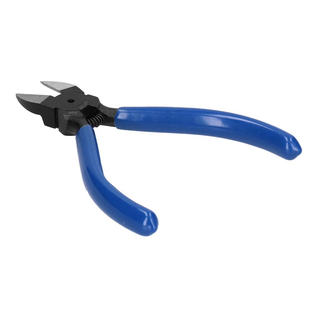 Blue Diagonal Nippers Carbon Steel Flush Cutter Practical Side Cutter  Network Cables
