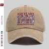Pc Th Anniversary Commemorative Printed Baseball Cap Meter Floral Pattern Print Sun Hat Comfortable and Lightweight