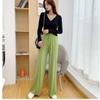 Women's Spring Summer and Autumn Loose Drape  Modal Wide-leg Pants  Casual Mopping Pants High-waist Straight-leg Pants Dance Practice Pants