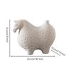 Abstract Horse Sculpture Textured Spotted Figurine Stable Cabinet Decorative for