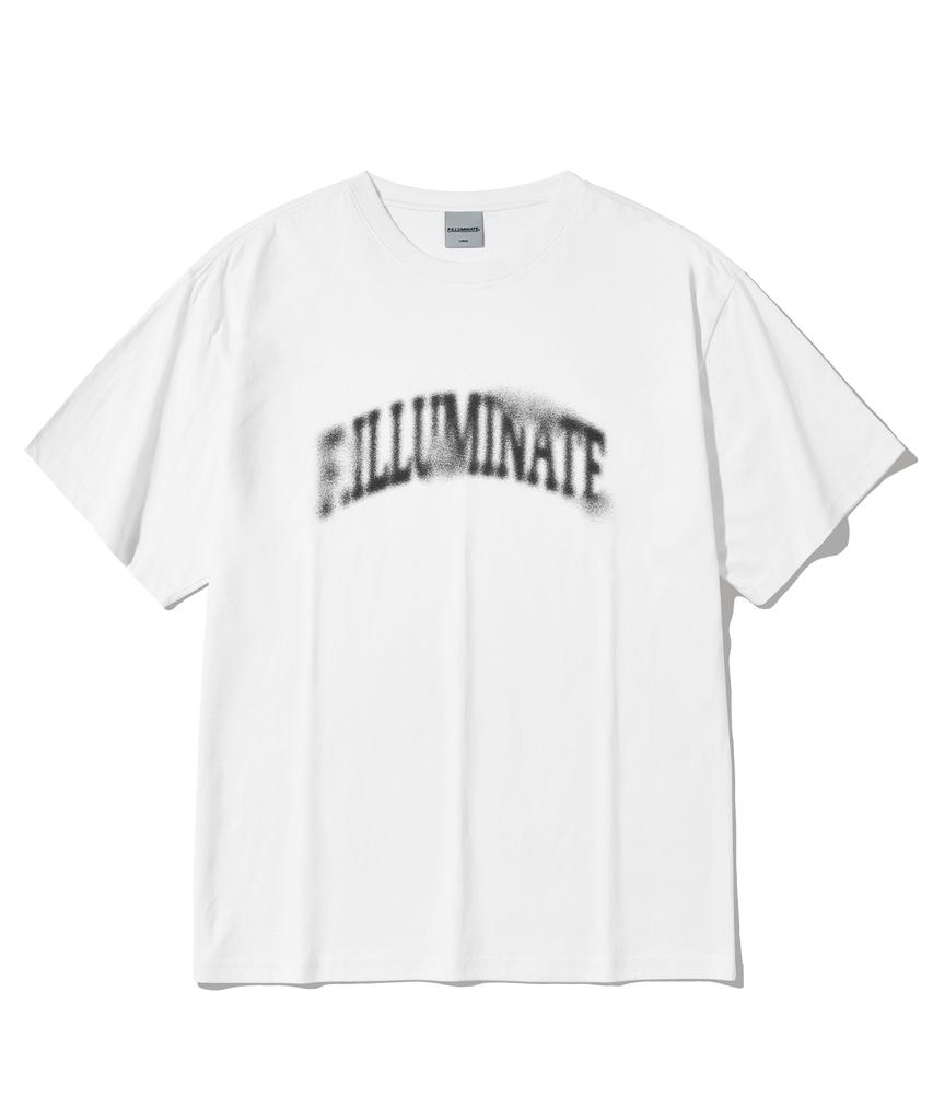 FILLUMINATE Dtp Arch Blur Round T-Shirt - White