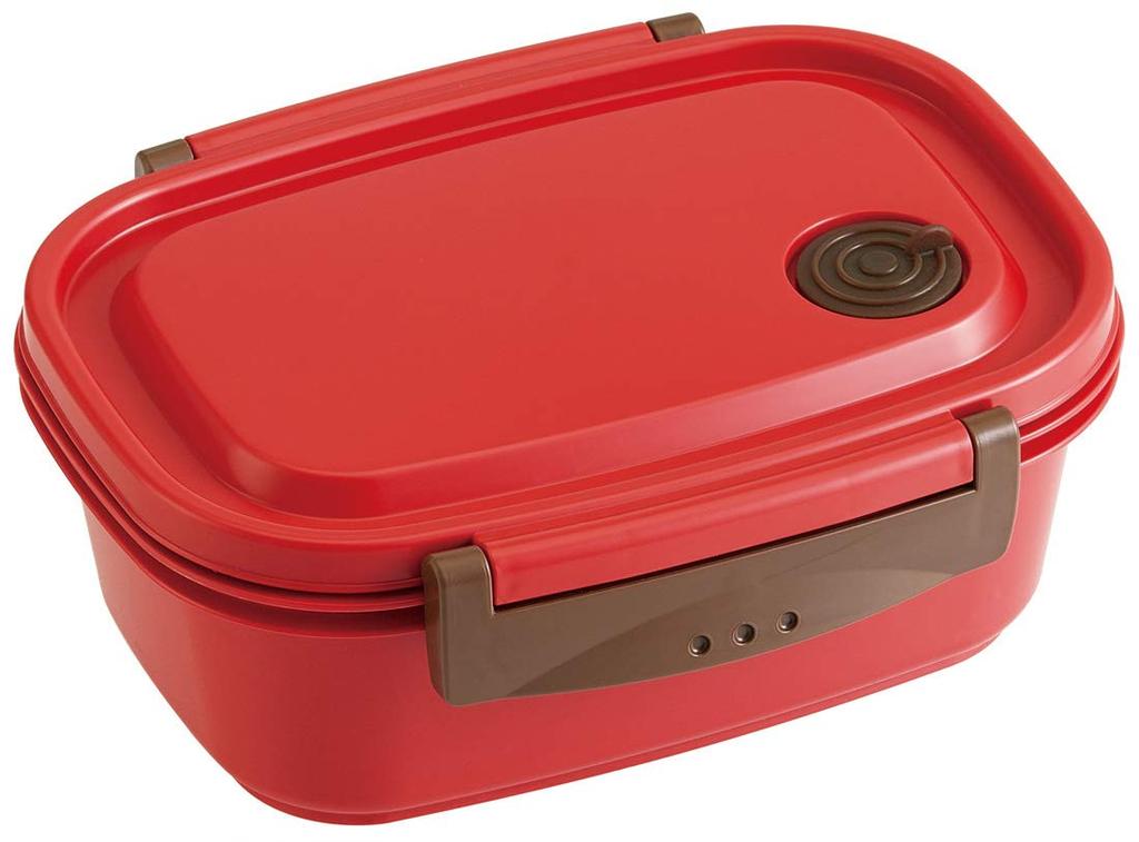 Skater Easy Light Bento Sealable Storage & Box, Medium, Microwaveable, 550ml, Red, Container, XPM4-A