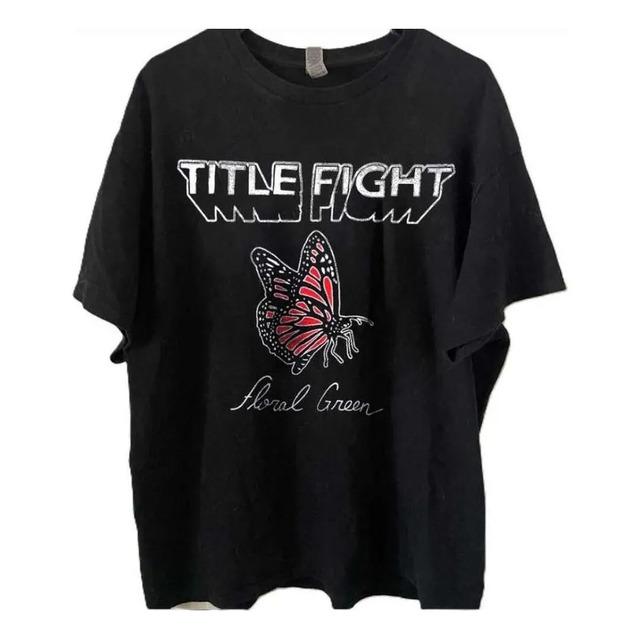 Camiseta Unisex Title Fight, Con Estampado De Banda De Músic S