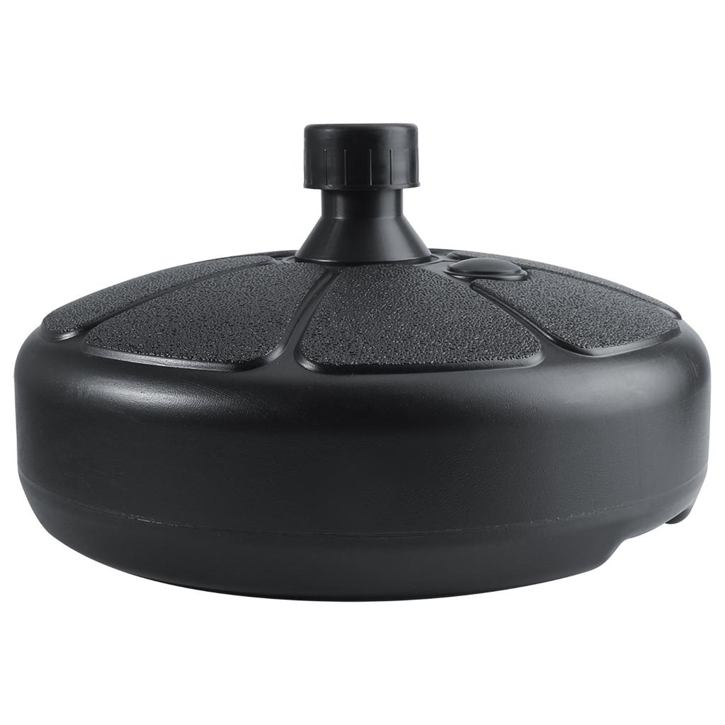 Patio Umbrella Base, Plastic Patio Stand Umbrella Stand Outdoor with water or sand for added weight, providing robust stability in windy conditions f