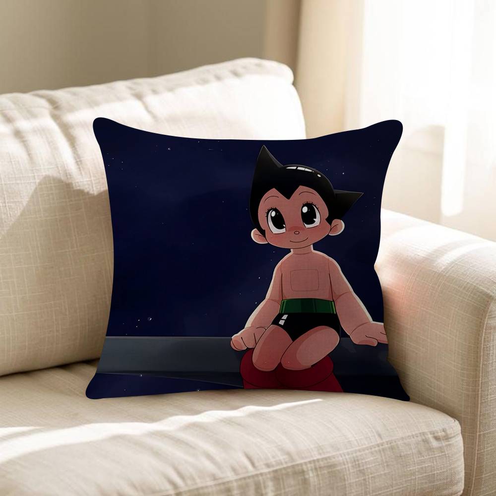 Astro Boy Running Pillow Cover Sofa Cushion Cover Home Room Decoration Children Gift
