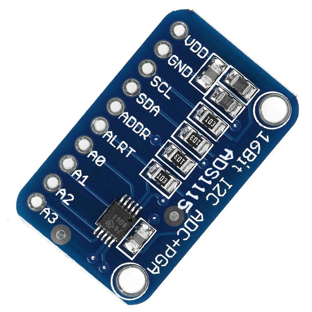 ADS1115 Analog To Digital Module 4 Input Channels 16Bit I2C Development Board  Electronic Projects