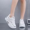 2025 Popular Spring Thick-soled Non-slip Dad Shoes Mesh Breathable Running Sneakers Fashionable Soft-soled Little White Shoes Women