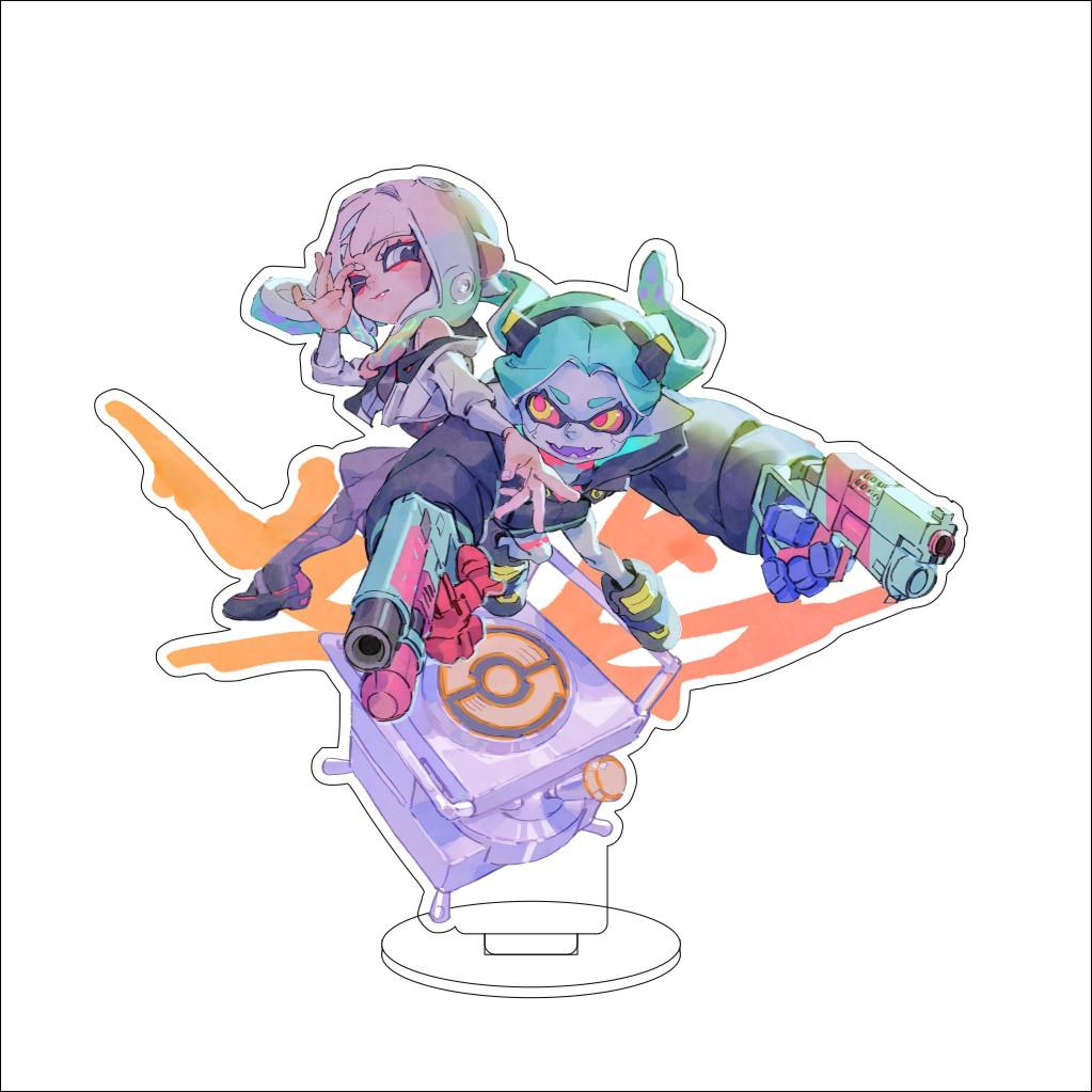 16CM Anime Cyberpunk Cosplay Acryl-Ständer Ornamente David Martinez Rebecca Figur Ständer Halloween Geschenke