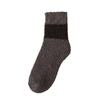 Winter and Autumn Men's Coral Fleece Mid-calf Socks, Men's Multi-color Coral Fleece Socks, Warm Floor Socks, Sleep Socks