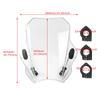 Universal Motorcycle Windshield Rain Cover for Street Bikes with Bracket