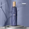 Xin Yuxuan Wooden Handle 8-Rib Folding Umbrella