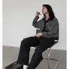 Elegant Long Sleeve Shirt Women Korean Solid Tie Chic Button Blouse Loose Harajuku All Match Office Ladies Simple Tops Summer