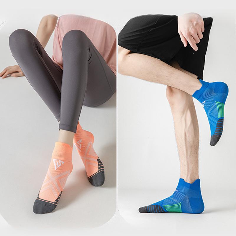 Professional Running Socks Quick Dry Breathable Marathon Socks Anti-Slip Fitness Gym Socks Sweat-wicking Women Men Cycling Socks
