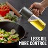 250ml 2in1 Glass Oil Sprayer Bottle for Cooking Oil Dispensers BBQ Olive Oil Sprayer Jar Mister for Air Fryer Baking Kitchen